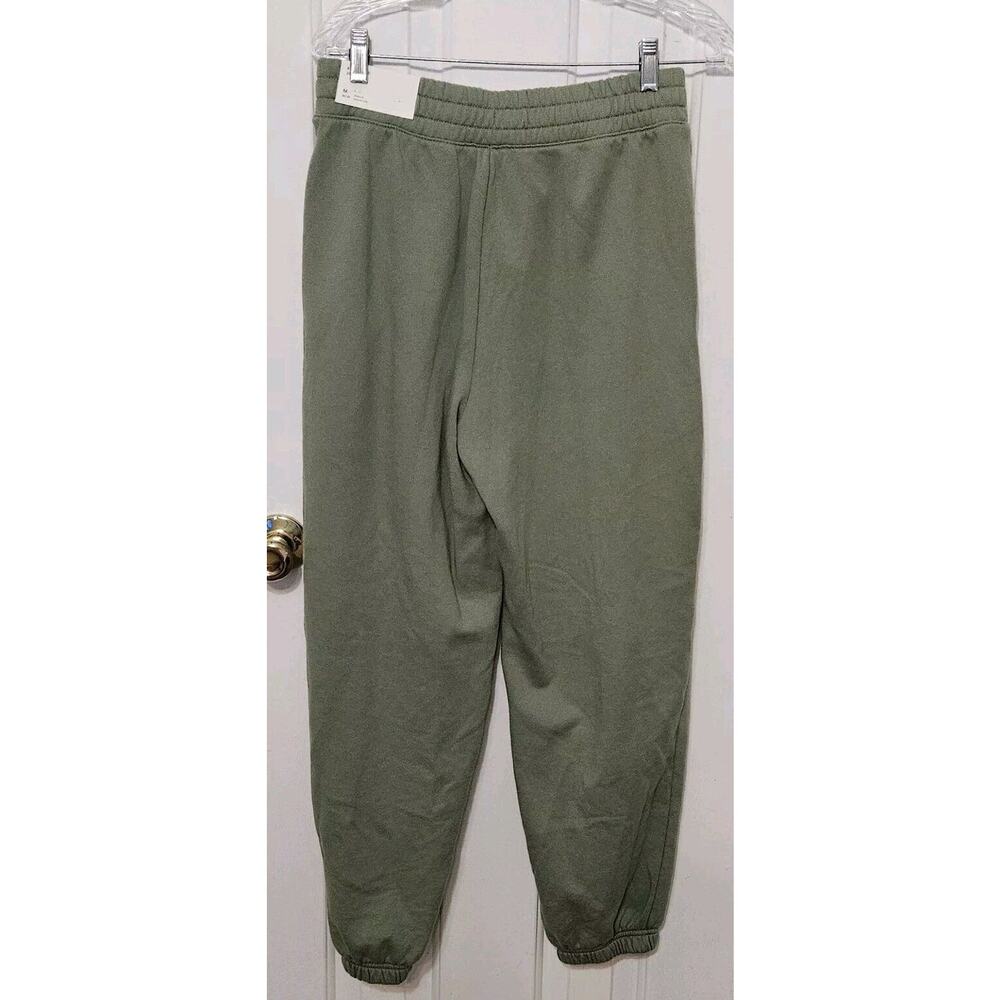 American Eagle Green Flower Embroidered High Rise Jogger Pants - Picture 4 of 10